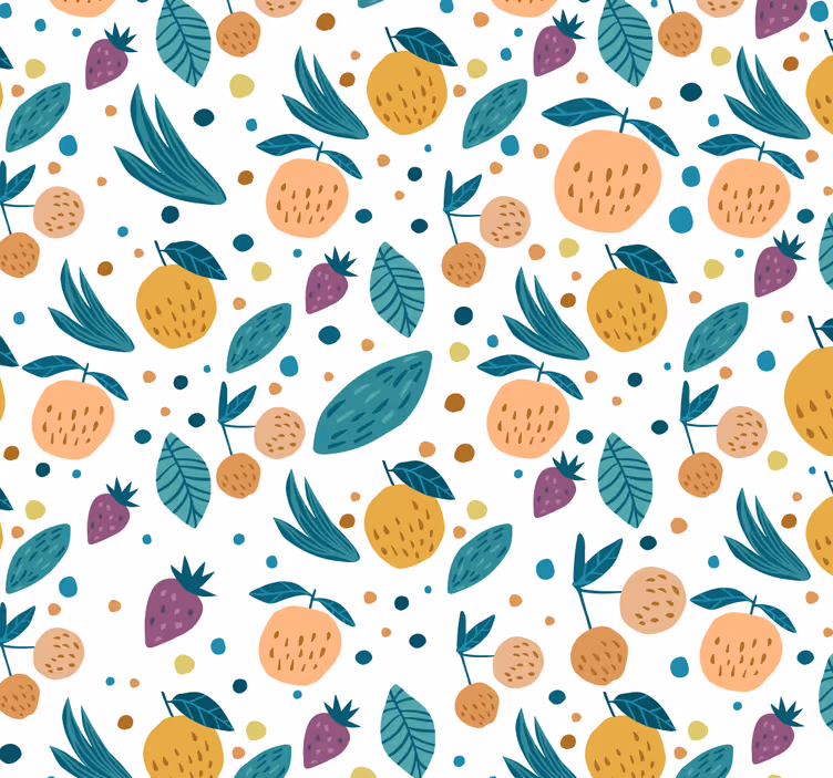 Fruit flavours roller blind for kitchen window - TenStickers