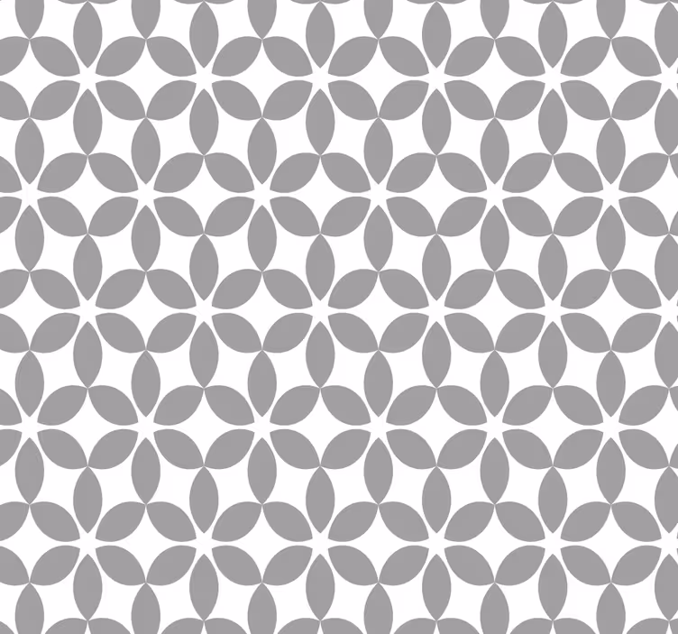 Gray and white pattern bathroom window blind - TenStickers