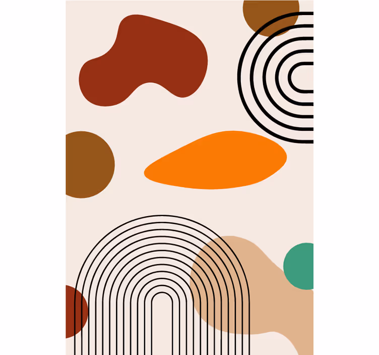 Boho arches bathroom window blind - TenStickers