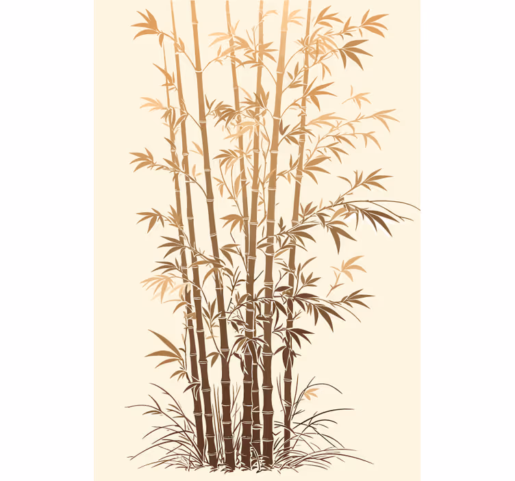 Zen bamboos bathroom window blind - TenStickers