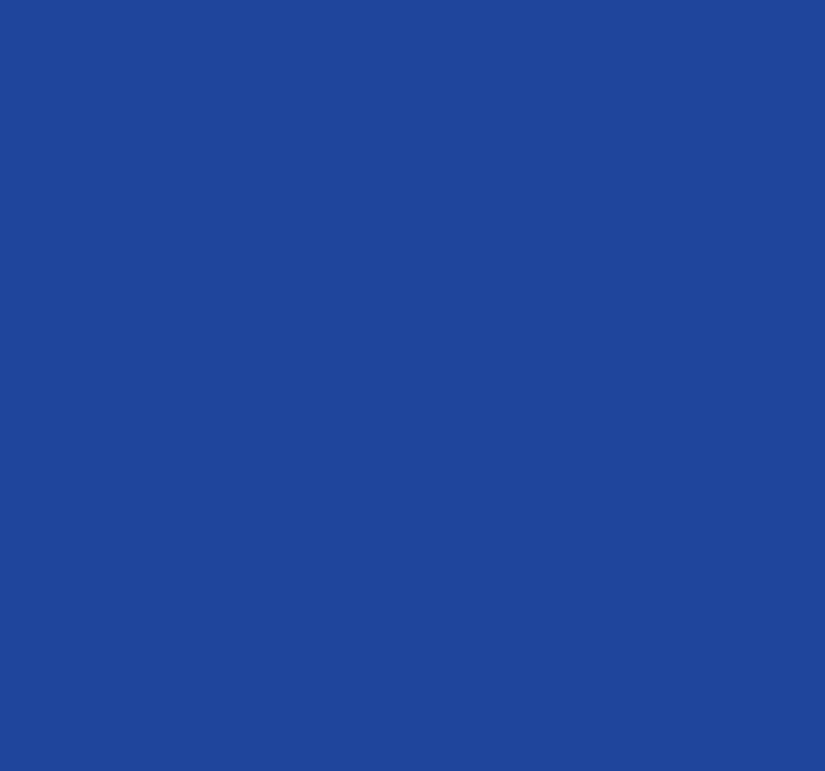 Blue Klein roller blind for living room - TenStickers