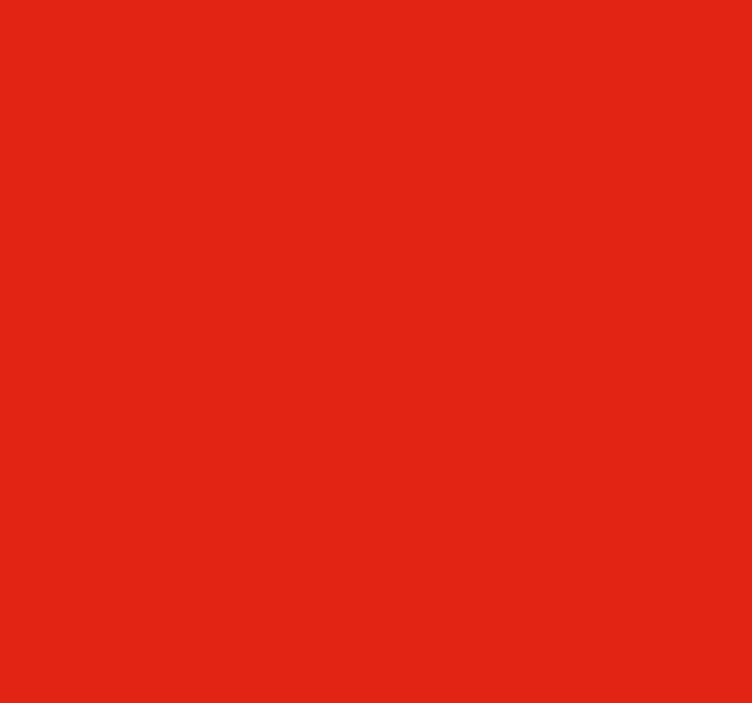 Bright red roller blind for living room - TenStickers
