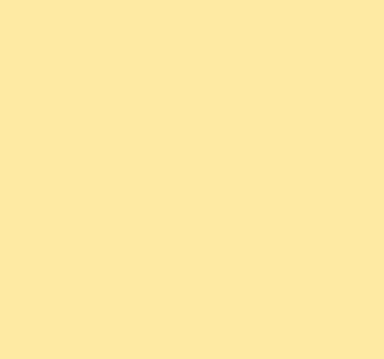 Butter yellow roller blind for kitchen window - TenStickers