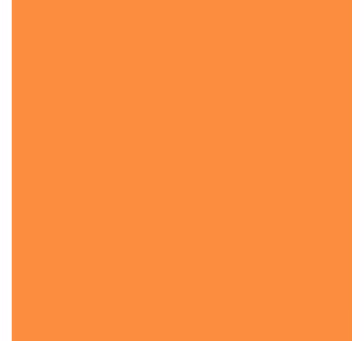Orange monocolor roller blind for kitchen window - TenStickers