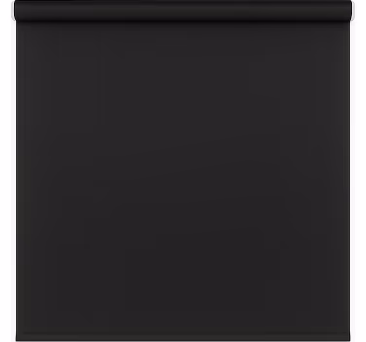 Matte black modern bathroom window blind - TenStickers