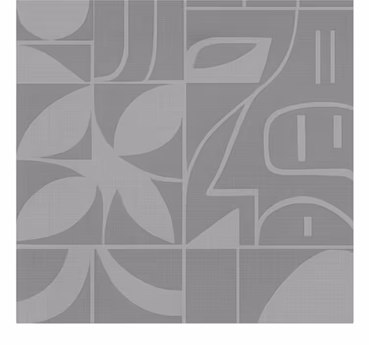 Abstract modern pattern Grey roller blind - TenStickers