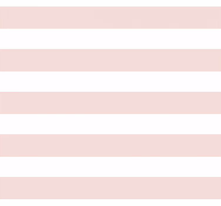 White and pink stripes kids roller blind - TenStickers