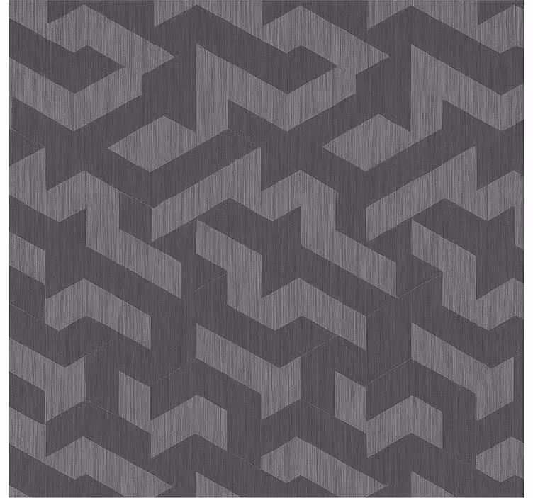 Geometric dark forms teenage roller blind - TenStickers