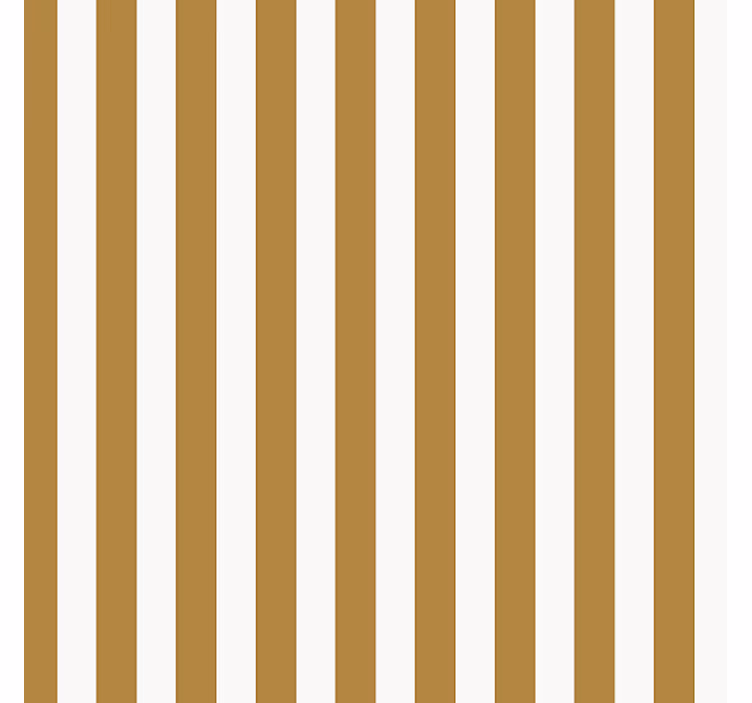 Mustard and white stripes roller blind for living room - TenStickers