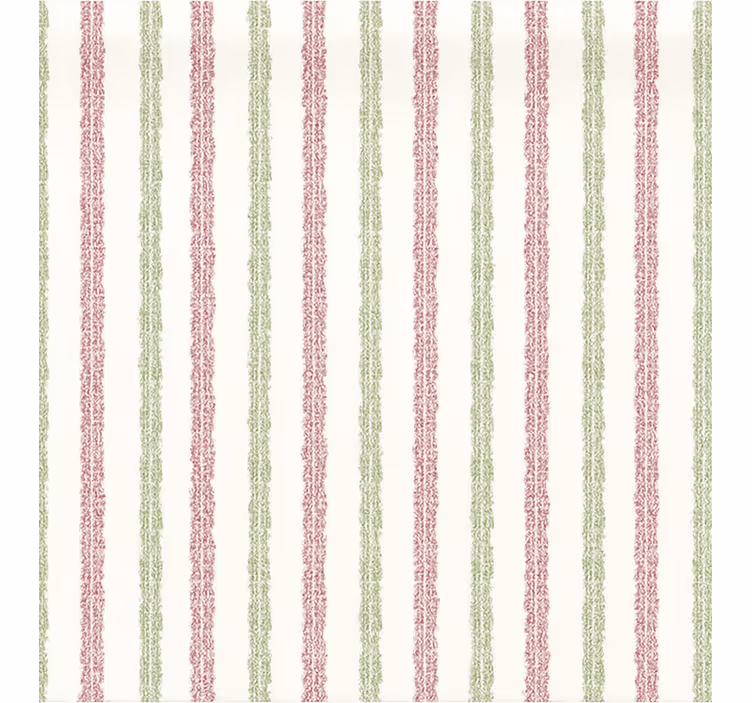Leafy striped pattern roller blind for living room - TenStickers