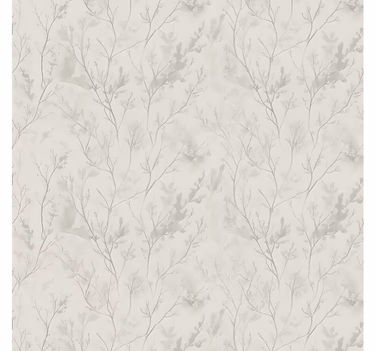 Winter floral pattern roller blind for kitchen window - TenStickers