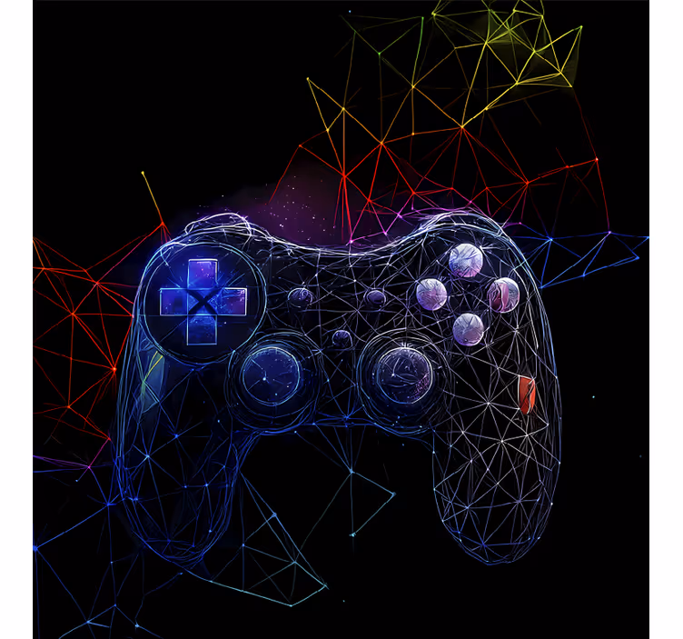 Gaming dna console geek roller blind - TenStickers