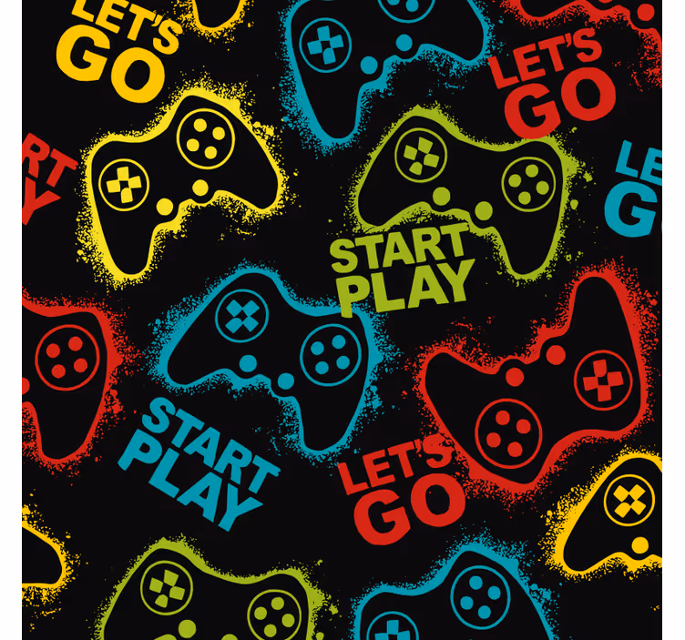 Start play controllers geek roller blind - TenStickers