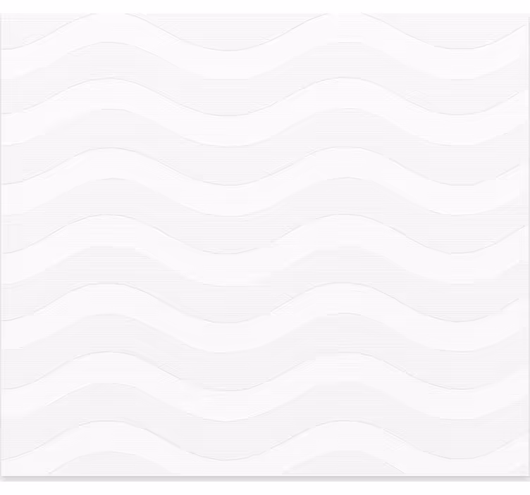 White and grey waves teenage roller blind - TenStickers