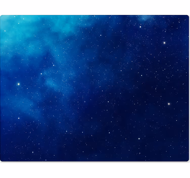 Blue Galaxy Star teenage roller blind - TenStickers