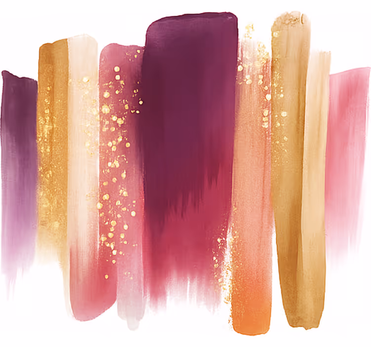 Abstract strokes teenage roller blind - TenStickers
