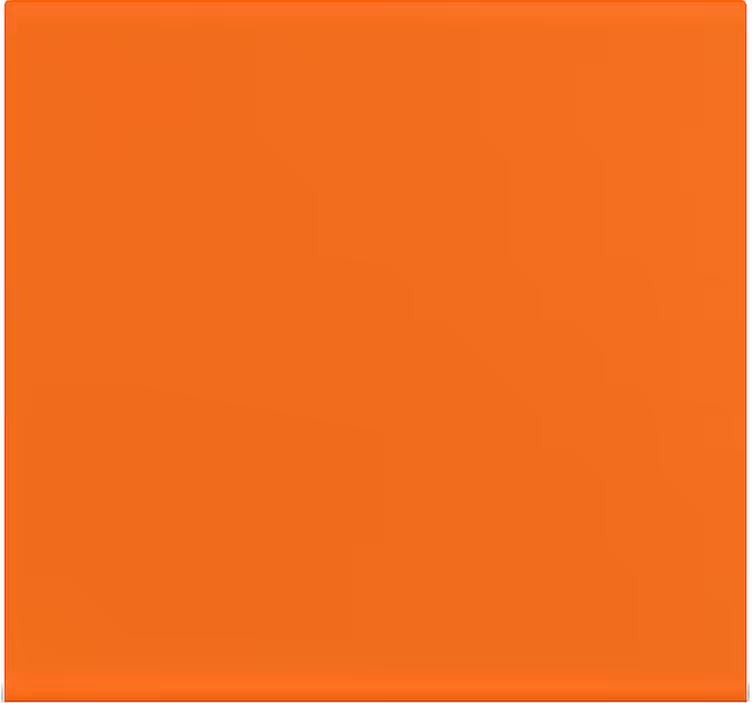 Burnt orange monocolour dining room roller blinds - TenStickers
