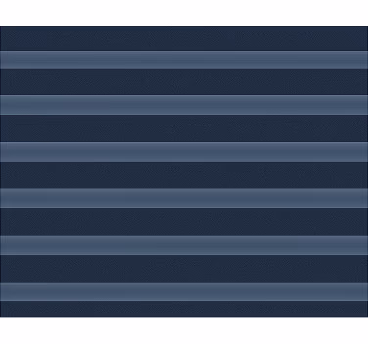 Navy midnight blue stripes  dining room roller blinds - TenStickers
