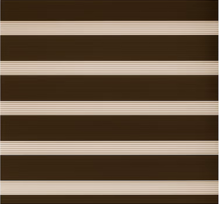 Dark brown striped pattern  dining room roller blinds - TenStickers