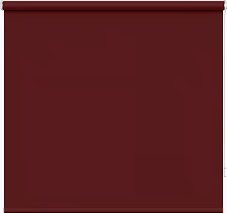 Deep maroon monocolour  dining room roller blinds - TenStickers