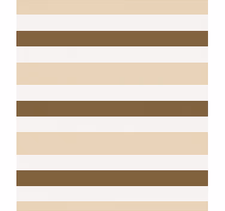 Brown beige stripe pattern  dining room roller blinds - TenStickers