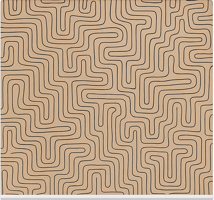 Office window roller blind in calming beige - TenStickers