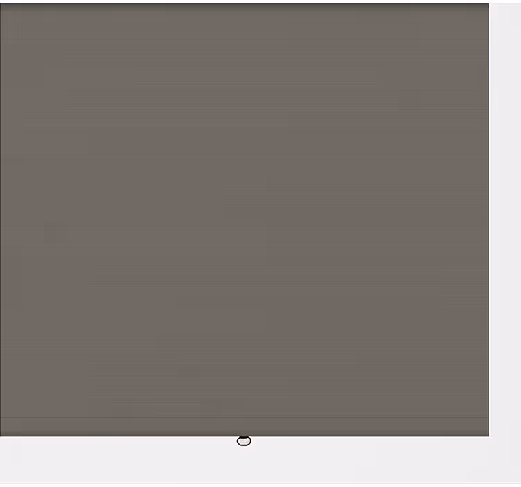 Black outlined office window roller blind - TenStickers