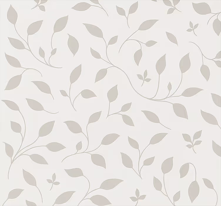 Nordic roller blind with soothing leaf pattern - TenStickers
