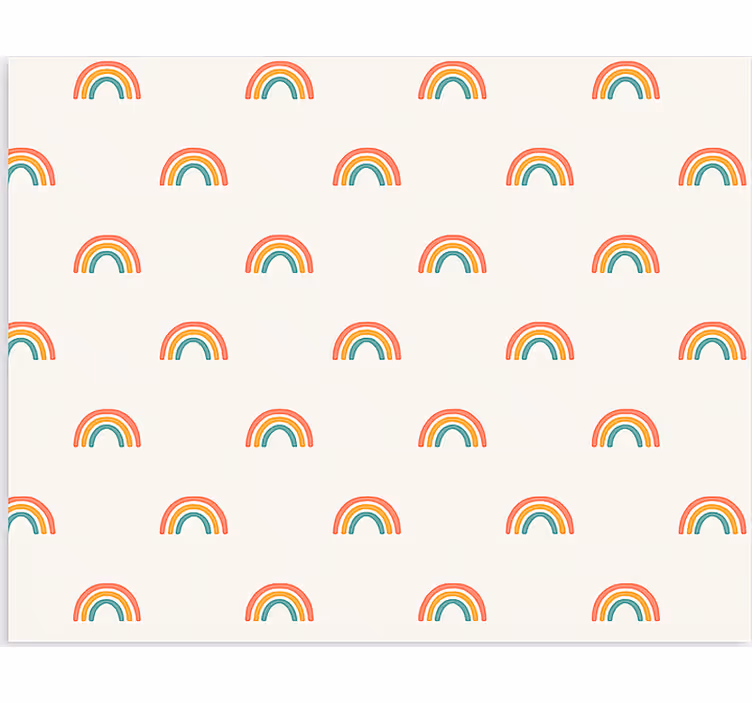 Colourful cascading rainbows nordic roller blind - TenStickers