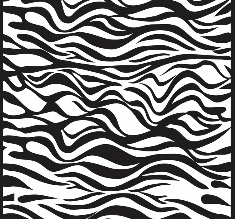 Home office roller blind zebra stripes design - TenStickers