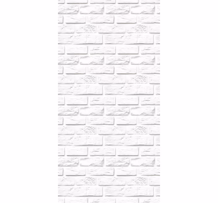 White stone bricks roller blind for kitchen window - TenStickers
