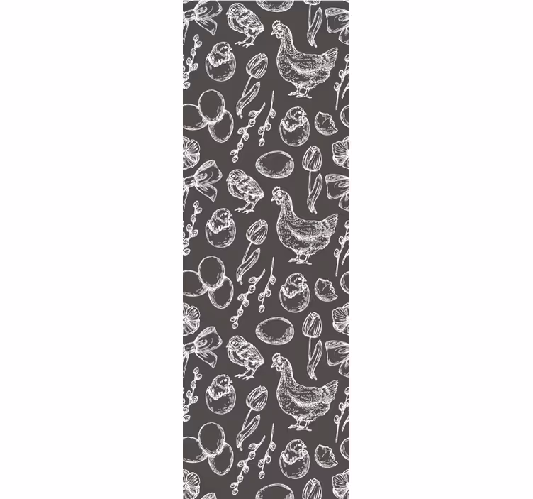 Roller blind for kitchen window rustic kitchen design - TenStickers