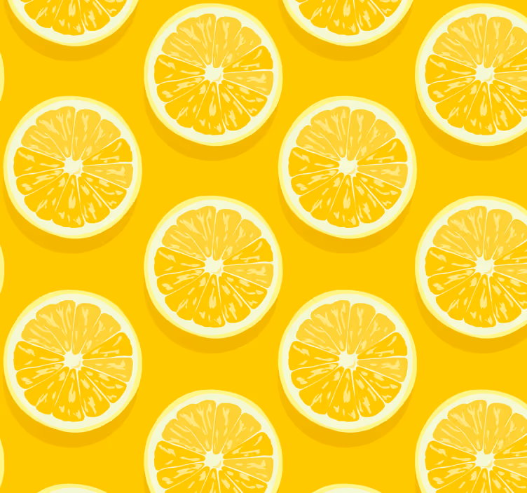 Citrus refresh roller blind for kitchen window - TenStickers