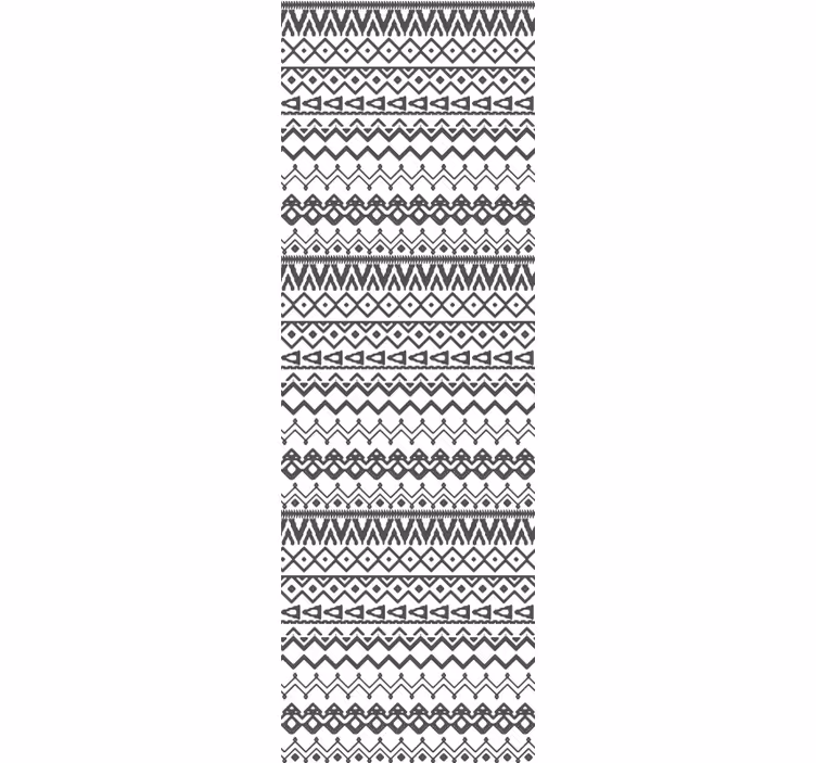 Roller blind for kitchen window with tribal design - TenStickers
