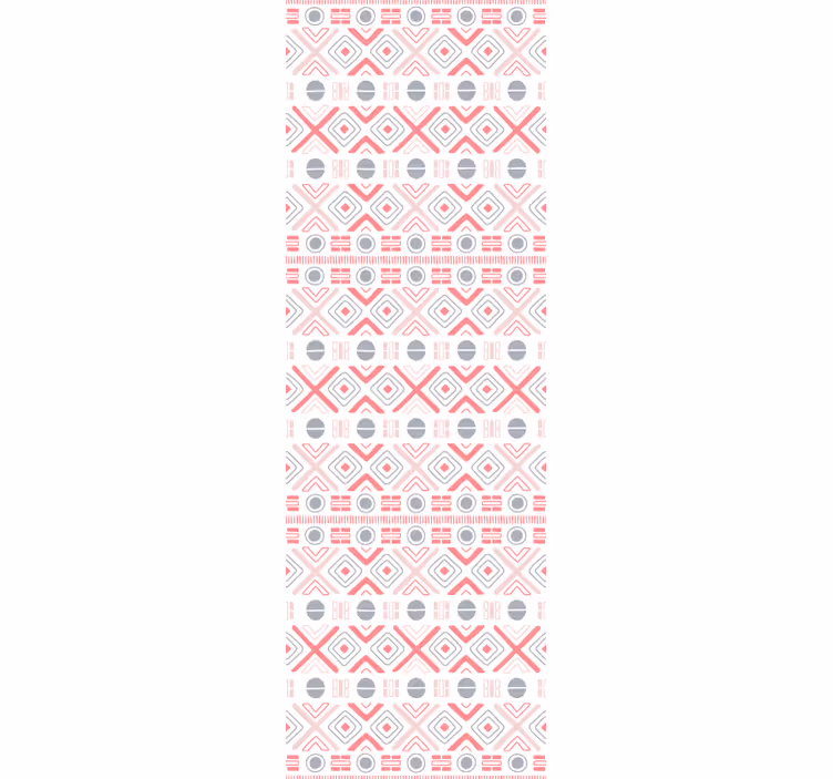 Tribal patterns soft colored roller blind for kitchen window - TenStickers
