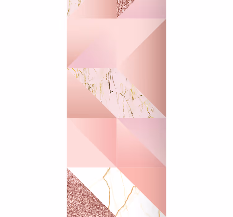 Pink golden marble roller blind for kitchen window - TenStickers