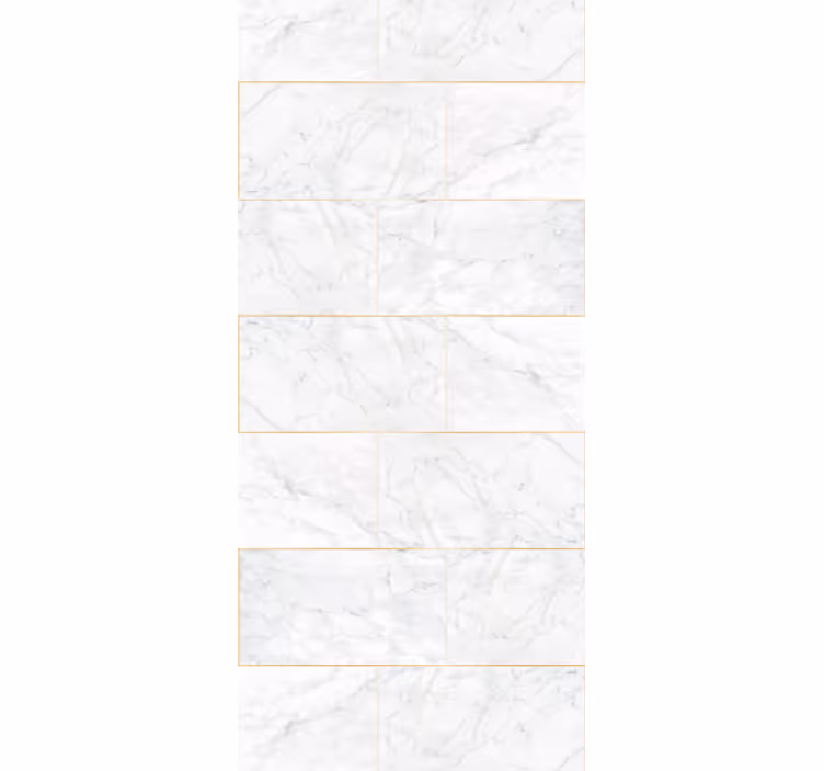 Roller blind for kitchen window in gray gold marble - TenStickers