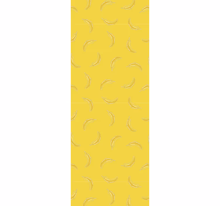 Pantone bananas roller blind for kitchen window - TenStickers
