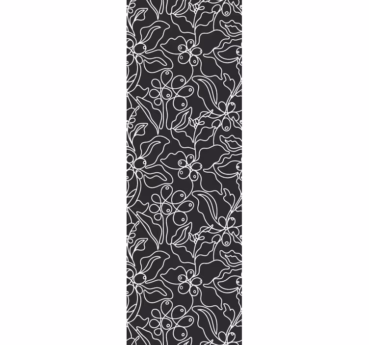 Roller blind for kitchen window coffee art elegant design - TenStickers