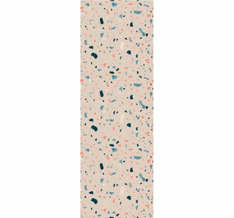 Roller blind for kitchen window in hand-painted terrazzo - TenStickers