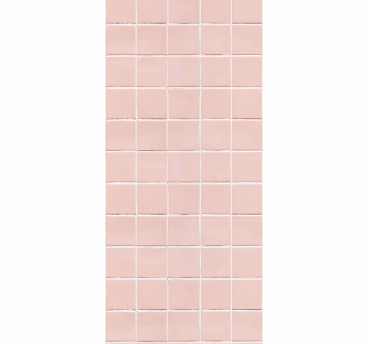Roller blind for kitchen window in simple blush pink - TenStickers