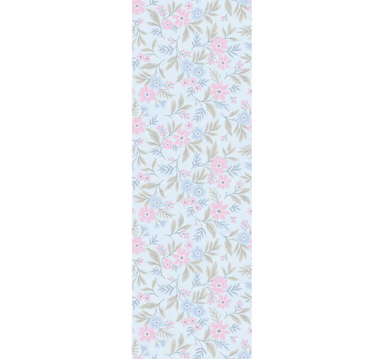Shabby chic spring dining room roller blinds - TenStickers