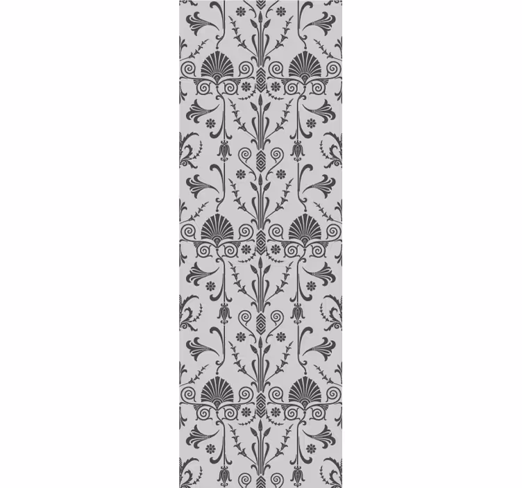 Dining room roller blinds in grey french style - TenStickers