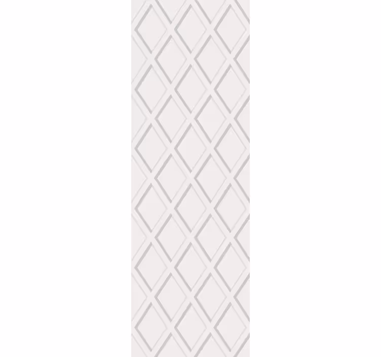Dining room roller blinds 3d diamond hamptons pattern - TenStickers