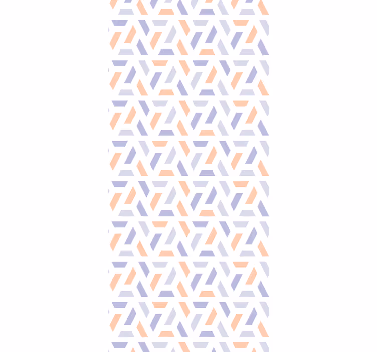 Dining room roller blinds with nordic geometric lines - TenStickers
