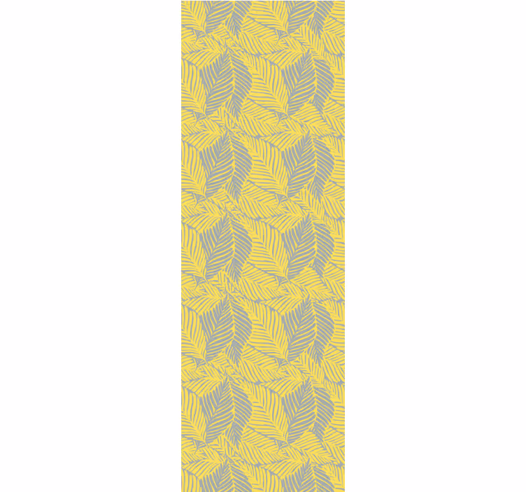 Dining room roller blinds in pantone tropical leaf - TenStickers