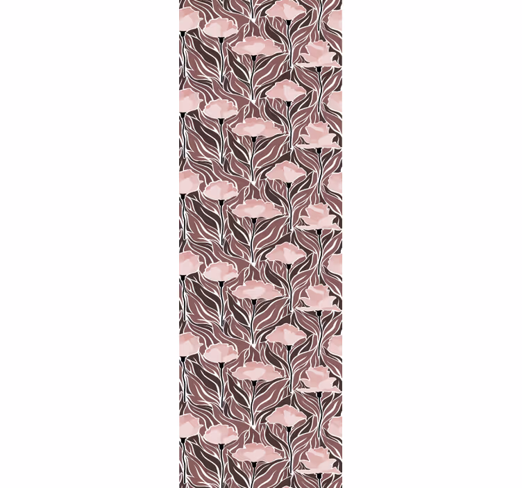 Dining room roller blinds with vintage abstract design - TenStickers