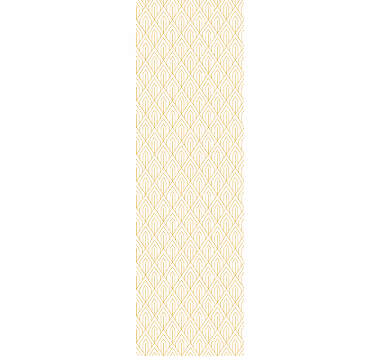 Dining room roller blinds modern white pattern - TenStickers