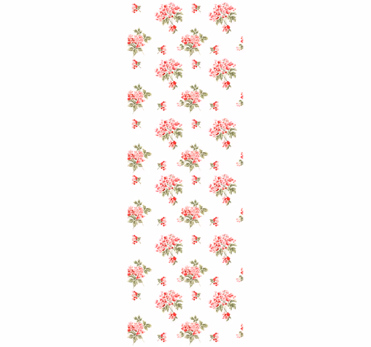 Dining room roller blinds in minimalist shabby chic - TenStickers