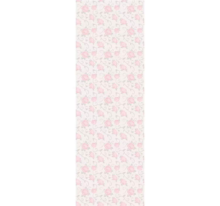Dining room roller blinds little flowers vintage style - TenStickers